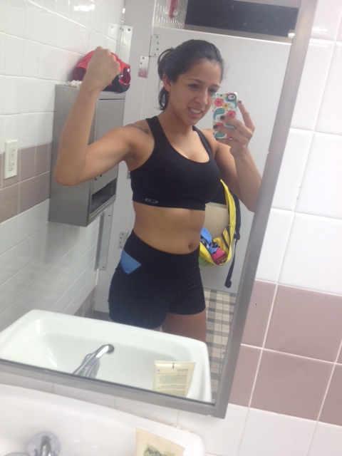 Bathroom picture taken at the gym!!
